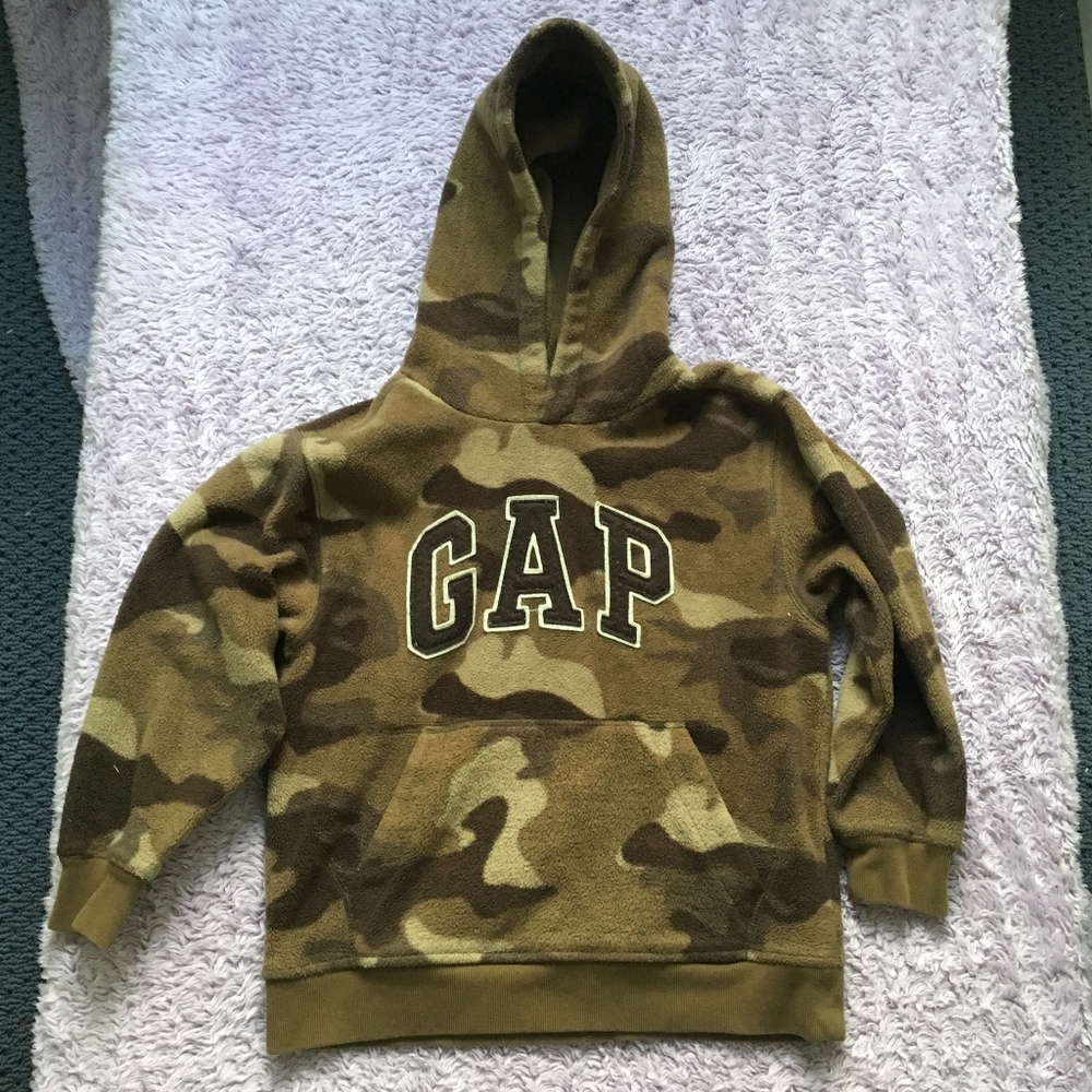GUC Boy's Gap Camouflage Fleece Hoodie